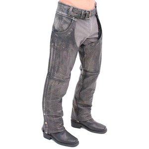 Chaps d'équitation en cuir véritable, durables et à prix raisonnable, style western, vente en gros, chaps d'équitation ajustables - Product Image 4