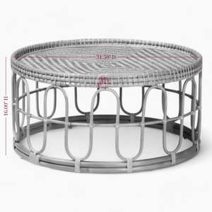 Mesa de centro de mimbre moderna a buen precio, muebles artesanales de mimbre y mimbre, diseño personalizado de mimbre de Vietnam - Product Image 4