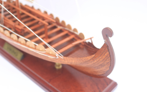 VIKING 45 HAUTE QUALITÉ 100% MODÈLE EN BOIS FAIT À LA MAIN BATEAU ARTISANAT 2024 _ NOUVELLE IDÉE PRODUIT DÉCORATIF DU VIETNAM - Product Image 2