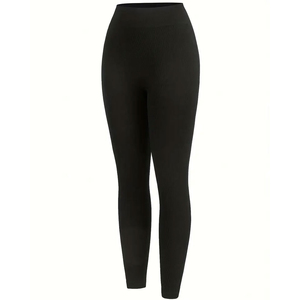 Conjunto de Yoga Personalizado para Mujer, Alta Calidad, Sin Costuras, Ligero, Cintura Elástica, 100% Nailon, Transpirable, el Mejor Diseño, Gimnasio, Alta Elasticidad - Product Image 4