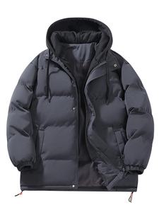 เสื้อแจ็คเก็ตดาวน์แบบมีปกตั้ง สกรีนโลโก้ได้ แจ็คเก็ตพัฟเฟอร์คุณภาพสูงสำหรับผู้ชาย ปี 2026 - Product Image 1