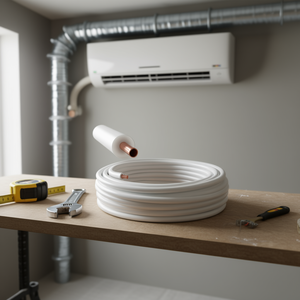 Tubo Capilar de Cobre Recubierto de Primera Calidad, Rollo de 12 m, 1/4 de Pulgada, 1 mm de Espesor, Aislado, para Aire Acondicionado - Product Image 3