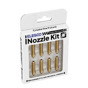 Kit de Boquillas de Acero Endurecido de Latón de Varios Tamaños para Accesorios de Impresora 3D Serie Centauri - Product Image 4