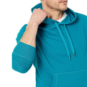 Customized Logo Men's Double-Layer Winter Hooded Pullover Luxury Quality 100% Cotton Heavyweight Street Style <b>Thermal</b> <b>Hoodie</b> - Product Image 2