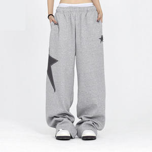Pantalones Deportivos Térmicos de Forro Polar para Mujer Hesayep, Invierno 2025, Cintura Elástica Personalizada a Media Cintura, Corte Holgado, Frente Plano, Pierna Ancha, Estilo Baggy - Product Image 6