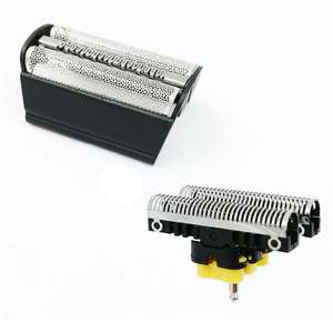 Cabezal y Cuchilla de Repuesto para Afeitadora Eléctrica de Doble Cuchilla, Alimentación USB, Lavable en Húmedo/Seco, para Uso Facial, Aluminio Integral - Product Image 1