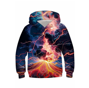 Sudadera con capucha sublimada de la mejor calidad para hombres Sudaderas con capucha de sublimación de hombre de color sólido de moda informal transpirable - Product Image 2