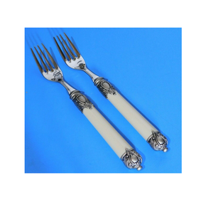 Mango con incrustaciones de hueso, cuchillo de mantequilla de acero inoxidable, cuchillo de desayuno, vajilla para restaurantes, mango de hueso de cuerno de lujo - Product Image 4