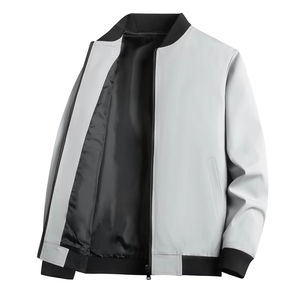 OEM de estilo personalizado de los hombres de lujo ligero Softshell chaqueta con capucha impermeable a prueba de viento elegante Motor de negocios prendas de vestir exteriores - Product Image 5