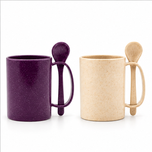 Juego de Tazas de Acai y Fibra de Bambú - Taza de Café Reutilizable, Biodegradable y Duradera - Hecha en Brasil - Product Image 1