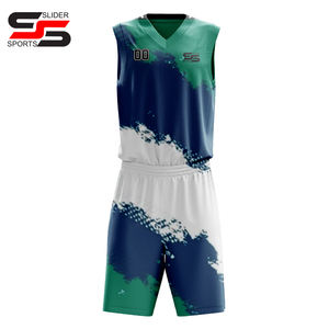 Wholesale No MOQ Teamwear Usa Jersey Basketball Shirts Custom Jerseys Basketball Uniforms Unisex Sublimation Basketball Wear Set - Product Image 3