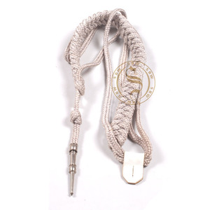 High Quality Gold-colored Knotted Cord Aiguillettes for Aviation Uniform | Ceremonial Golden Aiguillette for Pilot Uniforms - Product Image 5