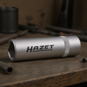 ซ็อกเก็ตหกเหลี่ยม6จุด1/4 ''สี่เหลี่ยมยาวเมตริก hazet พร้อมโปรไฟล์ฉุด - Product Image 3
