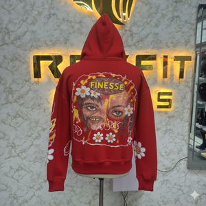 เสื้อฮู้ดสำหรับผู้ชายเสื้อฮู้ดแบบมีซิปพิมพ์ลายพัฟฉลากตามสั่ง - Product Image 6