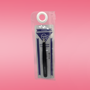 Professional Quality Slanted Tip Eyebrow <b>Tweezers</b> RED TP 11-9 - Product Image 6