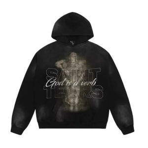 Superior Quality Custom Printing Winter Autumn Outdoor Sports Activities Wears Men's Oversized Fleece Hoodie Sweatshirt - Product Image 2