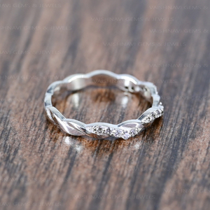 <b>Thin</b> Cubic Zirconia Cluster <b>Rings</b> Real 925 Sterling Silver Gold Plated Stackable Engagement Dainty CZ Trendy Pave Setting - Product Image 2