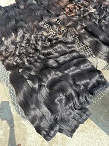 Extensiones de cabello humano ondulado natural indio de 24 pulgadas de grosor suave y sedoso para pelucas y estilismo al mejor precio - Product Image 6