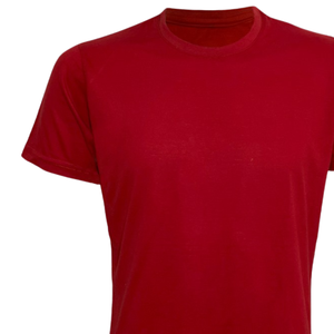 Camiseta Roja Lisa Premium, Impresión de Logotipo Personalizado, OEM al por Mayor, Camiseta Unisex de Algodón Suave, Prenda Lisa de Alta Calidad para Cualquier Uso, Venta al por Mayor - Product Image 4