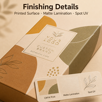 Boîtes de soin de la peau personnalisées à imprimé végétal naturel, boîtes d'emballage pliables en papier mat recyclable multi-scénarios