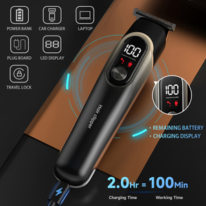 Tóc Cắt Tông Đơ Thiết Lập Cho Nam Giới Chuyên Nghiệp Điện Dao Cạo Lá Máy Cạo Râu Cho Nam Giới Mặt Râu Không Dây Nhà Tóc Cắt - Product Image 3