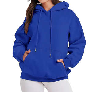 Fleece Plus Size Long Oversized Hoodie Jacket for Women Custom High Quality Spring Knitted Breathable <b>Jumper</b> with <b>Hooded</b> Collar - Product Image 1