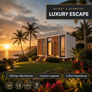 Ampia Villa per Vacanze Familiari, <span class=keywords><strong>Casa</strong></span> Prefabbricata Modulare con 3 Camere da Letto per Grandi Gruppi e Resort Turistici - Product Image 1