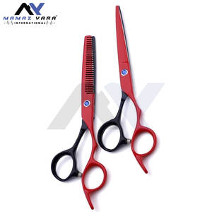 Ciseaux de coiffeur noir et or Outil de coupe de cheveux de précision Professional Dark Stag DS1 6.5 pouces - Product Image 2