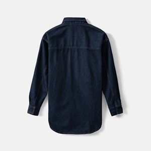 เสื้อเชิ้ตผ้าฝ้ายระบายอากาศมีกระดุมเม็ดเดียวสำหรับผู้ชายเสื้อเชิ้ตผ้าฝ้าย100% ทรงหลวมแขนยาวแบบลำลอง - Product Image 2