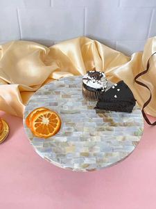 ที่ตั้งเค้กของหวานทำจากไข่มุกและไม้ช็อคโกแลตทำด้วยมือที่สวยงามสำหรับงานปาร์ตี้และงานอีเวนต์พิเศษของตกแต่งโต๊ะ - Product Image 2