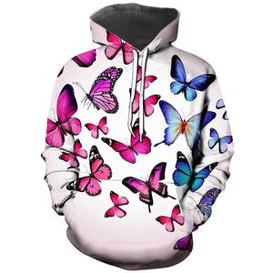 Sudaderas con capucha de diseño elegante informal Jersey estampado de calidad superior 100% algodón orgánico Sudaderas con capucha al por mayor para mujer - Product Image 2