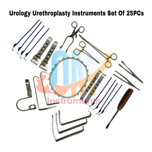Juego de Instrumentos de Uretroplastia Urológica de 25 Piezas, Instrumentos Quirúrgicos Premium Reutilizables de Acero Inoxidable de Alta Calidad con Certificación CE - Product Image 3