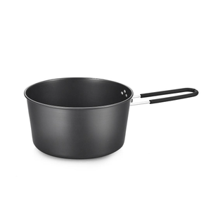 Piccola pentola a induzione in fabbrica con manico staccabile in metallo per il riscaldamento del latte zuppa fondo piatto con manico pieghevole - Product Image 1