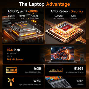 A M D R7 Laptop Ultra Radeon Graphics 16GB 1 Tb SSD Nuevos portátiles Nuevo Gaming Laptop Notebooks - Product Image 2