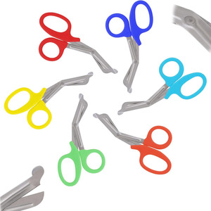 EMT Trauma Shear Heavy Duty Surtido Rainbow Color Acero inoxidable EMT Trauma Tijeras POR INNOVAMED - Product Image 1