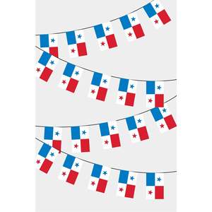 Panama Rectangular Party <b>Banners</b> Guirlande Festive Flag String Decorations - Product Image 1