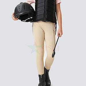 Leggings de Equitación para Mujer, Cintura con Cremallera, Suaves, Elásticos, Impermeables, Resistentes al Viento, Spandex/Poliéster - Product Image 6