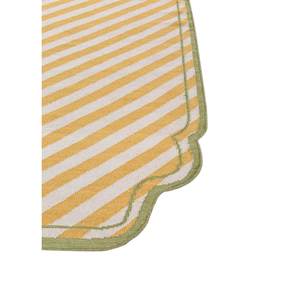 Tapis en laine tissée plate Alhambra ivoire rayé 9x12 rectangulaire pour la maison, le salon, l'entrée, le couloir Puzzle-ADWL-13199 - Product Image 4