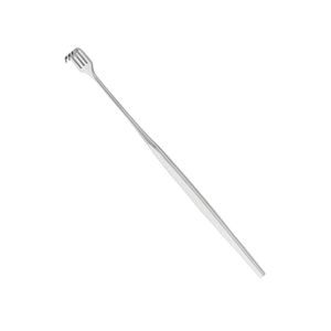 รถดึงกลับโค้งเล็ก 165 มม. 6.12" 4 ง่ามลึกคม 5 มม. กว้าง 9.5 มม. รถดึงกลับรูปตัว L รถดึงกลับผ่าตัด - Product Image 2