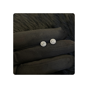 Venta al por mayor de oro blanco de 14kt, CVD pendientes de diamantes, joyería de múltiples formas de La India, hechos en laboratorio para la venta - Product Image 4