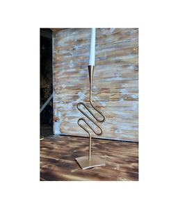 Rustic-Style Metal Iron <b>Candle</b> Holder Handcrafted Detailing for Classic Candlelit Dinners Cozy Home Decor <b>Aesthetics</b> Christmas - Product Image 6