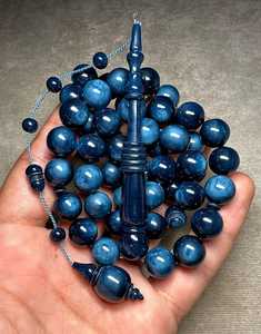อินเดีย tasbih ภาวนาอิสลามสวดมนต์สีธรรมชาติและหลายสีปรับแต่งสีฟ้าครามการผลิตที่ดีที่สุด - Product Image 5