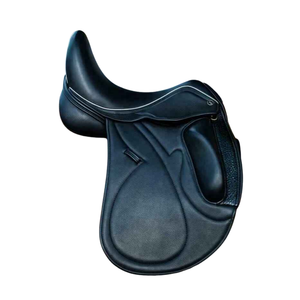 Sillín de salto inglés de caballo de cuero Premium Sillín de cuero genuino para caballos - Product Image 1