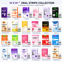 Bandes Dissolvables Orales Glutathion Ashwagandha NAD+ Mélatonine Maca CoQ10 Multivitamines Supplément Tout-en-un
