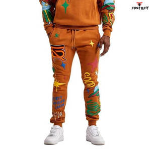 2025 Top Tendance Imprimé Survêtement Jogger Ensemble Sweat Costume Imprimé Pantalon De Survêtement et Sweat À Capuche Ensemble - Product Image 5