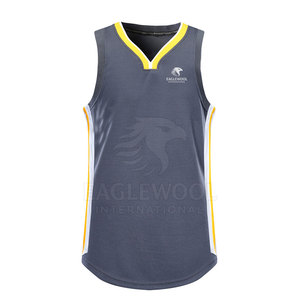 เสื้อบาสเก็ตบอลแบบสั่งตัด ไซส์ใหญ่ ระบายอากาศได้ดี คุณภาพพรีเมียม - ขายดีที่สุด แบบไม่มีแขน สำหรับผู้ใหญ่ ทุกเพศ - Product Image 1