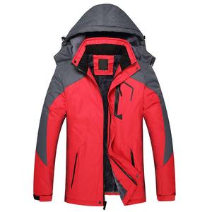 Veste de Ski Snowboard d'hiver imperméable pour hommes poche avant à capuche coupe-vent de haute qualité toile tissu chaud pour l'extérieur - Product Image 2