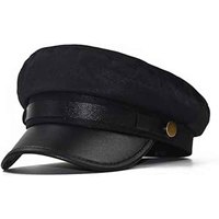 Gorra Clásica Newsboy Unisex, Estilo Chauffeur/Marino, con Campana, Visera, Ajustable, Cómoda, para las Cuatro Estaciones, de Alta Calidad