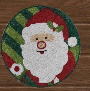 เสื่อปูโต๊ะประดับลูกปัดลายดอกไม้มาใหม่ผู้ผลิตและจัดจำหน่ายจำนวนมากผลิตในอินเดีย - Product Image 2