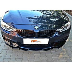 B.M.W 4 Series F32 F33 F36 M Thể Thao M Công Nghệ 2014 - 2020 MX Thiết Kế V1 Phía Trước Splitter Lip Blade Spoiler Đàn Piano Bóng Đen Nhựa - Product Image 2